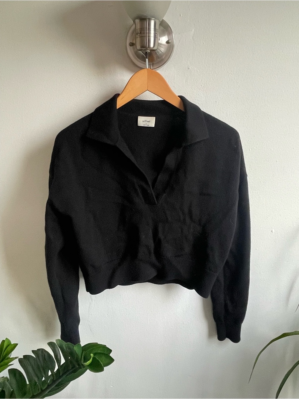 Wilfred Clara Wool Cropped Sweater